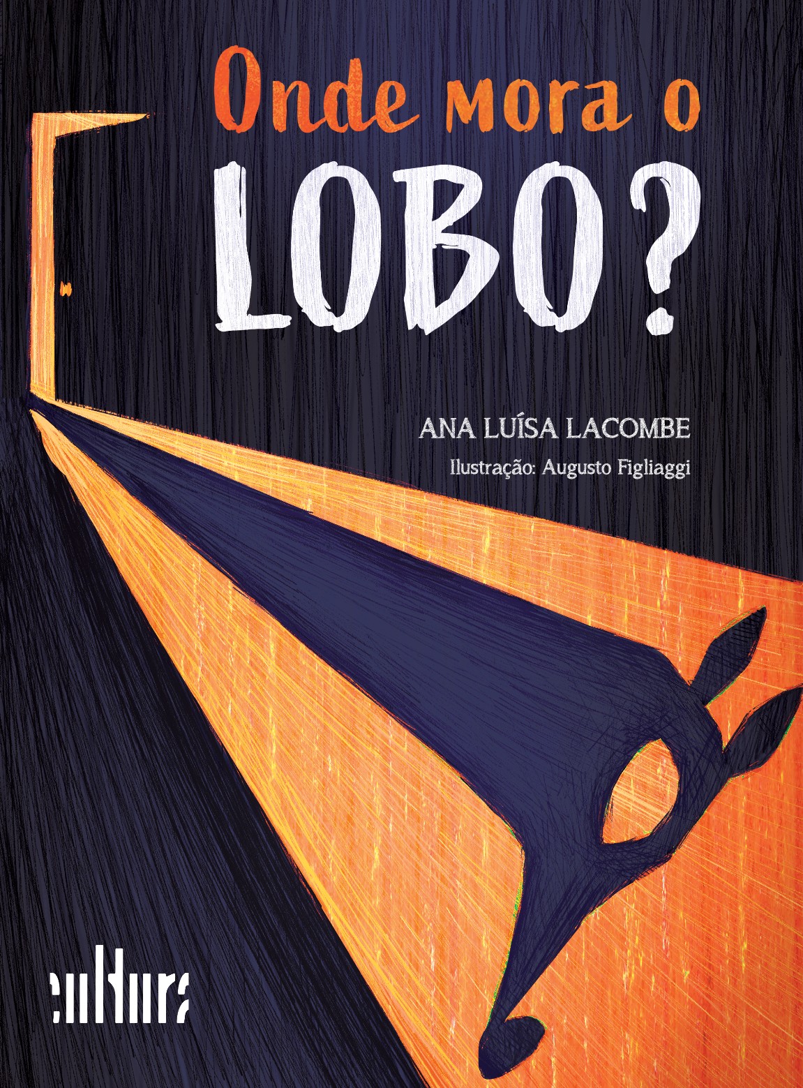 Capa: ONDE MORA O LOBO?, de Ana Luísa Lacombe